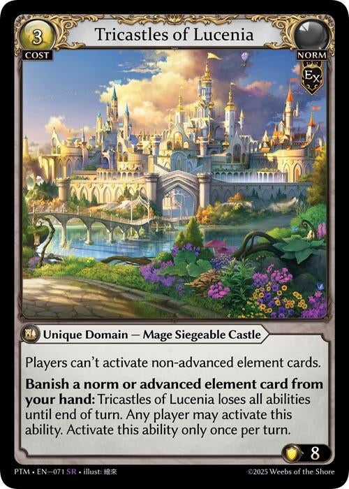 Image for Tricastles of Lucenia (071) (Phantom Monarchs) - Grand Archive TCG