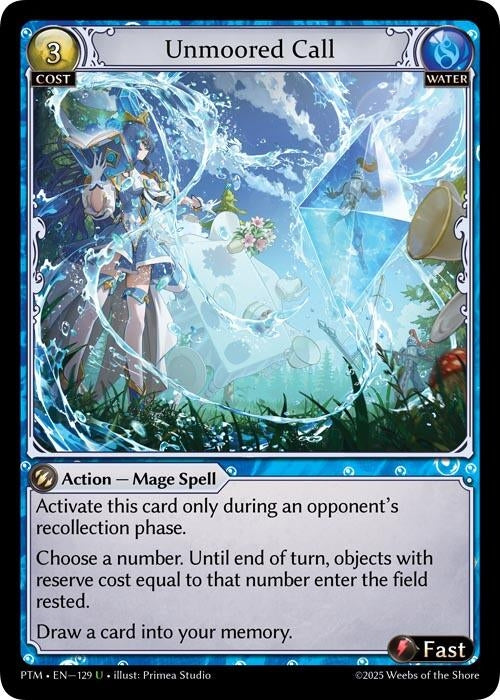 Image for Unmoored Call (129) (Phantom Monarchs) - Grand Archive TCG