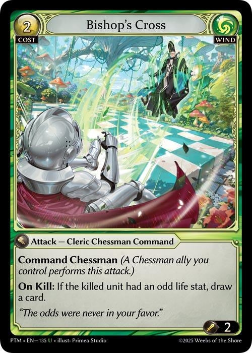 Image for Bishop's Cross (Curio Foil) (135) (Phantom Monarchs) - Grand Archive TCG