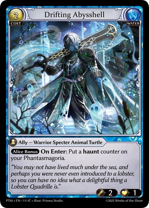 Image for Drifting Abysshell (Curio Foil) (111) (Phantom Monarchs) - Grand Archive TCG