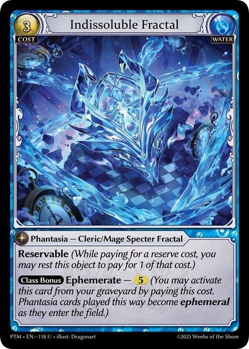 Image for Indissoluble Fractal (Curio Foil) (118) (Phantom Monarchs) - Grand Archive TCG
