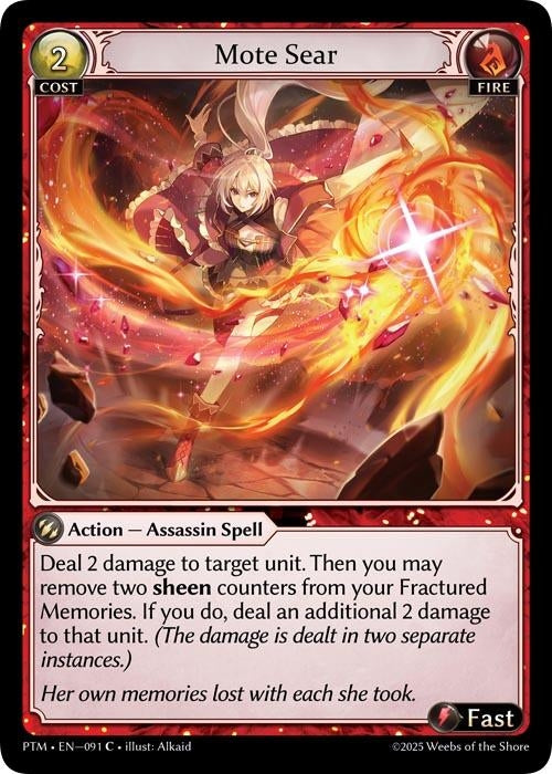 Image for Mote Sear (Curio Foil) (091) (Phantom Monarchs) - Grand Archive TCG