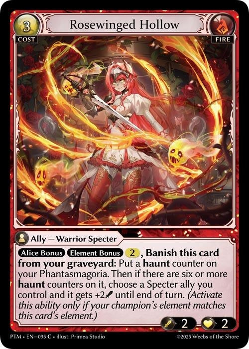 Image for Rosewinged Hollow (Curio Foil) (095) (Phantom Monarchs) - Grand Archive TCG