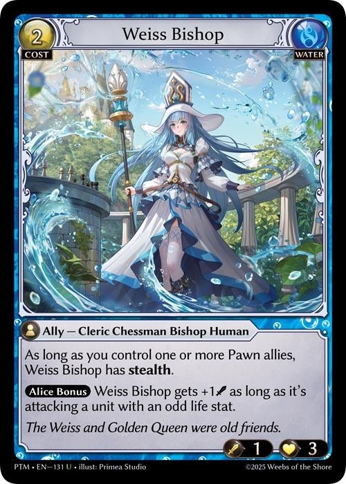 Image for Weiss Bishop (Curio Foil) (131) (Phantom Monarchs) - Grand Archive TCG