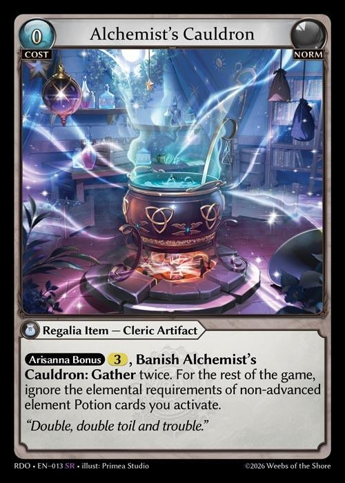 Image for Alchemist's Cauldron (013) (Radiant Origins) - Grand Archive TCG